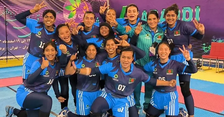 বাংলাদেশ নারী কাবাডি দলের ছবি